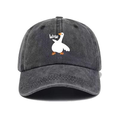 Бейсбольная кепка Big Goose с милым принтом, подходит как мужчинам, так и женщинам, кепка с утиным язычком для путешествий за пределами экрана, туристическое снаряжение