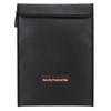 Fireproof Document Bag Silicone Fiberglass Zipper Closure Hook and Loop Foldable Waterproof Money