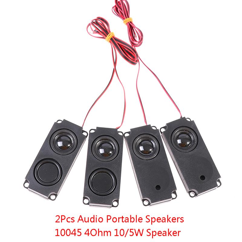 1 пара портативных аудиоколонок 10045, 8 Ом, 5 Вт, ТВ-динамик с одинарной/двойной диафрагмой