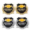 Metal Car Body Side Rear Tail Badge Sticker for Chevrolet Cruze Silverado Traverse Spark Equinox Sail Onix Malibu Captive Aveo