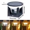 Waterproof Solar Post Cap Light Solar Powered Outdoor Column Lamp  Yard Decoration