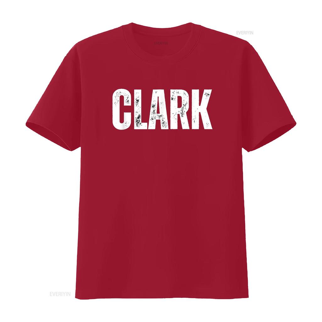 Футболка Clark винтажная Стирка Дышащая Повседневная Универсальная Эластичная дизайнерская одежда Удобная мода Мягкая мужская Унисекс