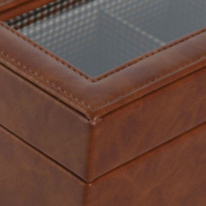 Boîte à bijoux - HOME ESPRIT - Marron - Verre - 33 x 11,5 x 9 cm - Multicolore