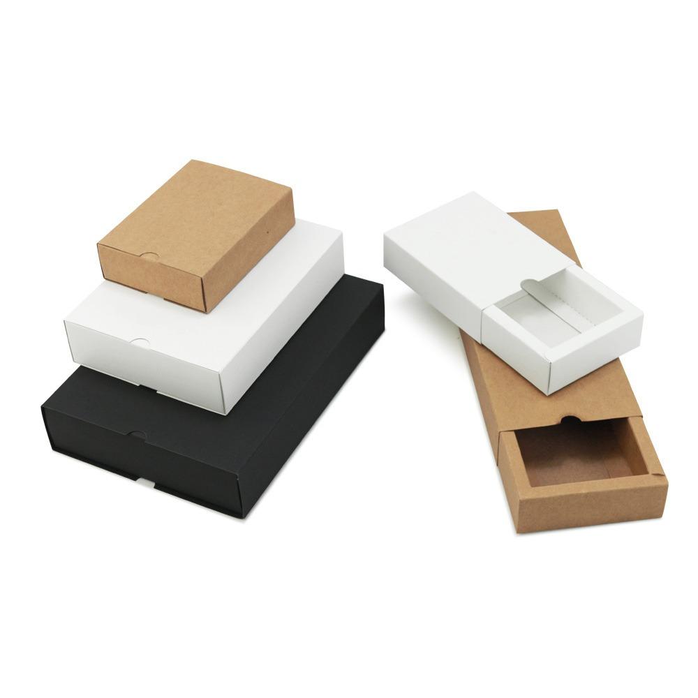 Solid Color Kraft Paper Packaging Box Paper Product Packaging Box High Quality Gift Paper Box
