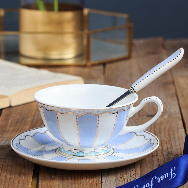 1set European Elegance Candy Colored Ceramic Coffee Cup with Matching Saucer Perfect for Coffee Afternoon Tea Set Drinkware Gift