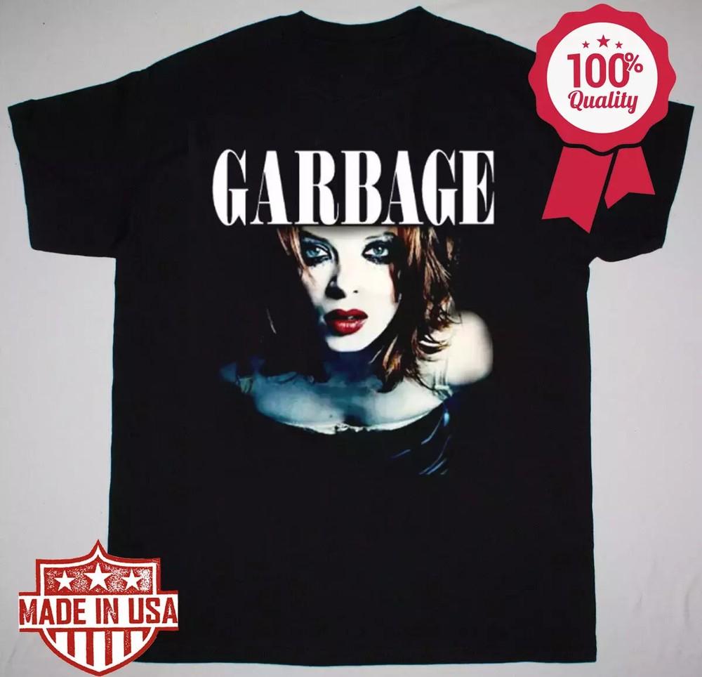 NEW Garbage Band Short Sleeve Black All Size S-5XL Shirt.webp Unisex T-Shirt