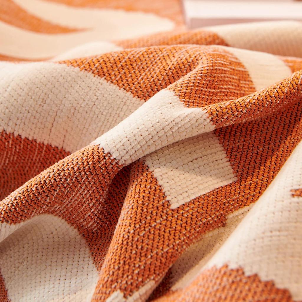 Чехлы для диванов в стиле бохо, чехол для дивана из шенилла для собак, чехол для дивана с геометрическим узором, защитный чехол для мебели для домашних животных, можно стирать