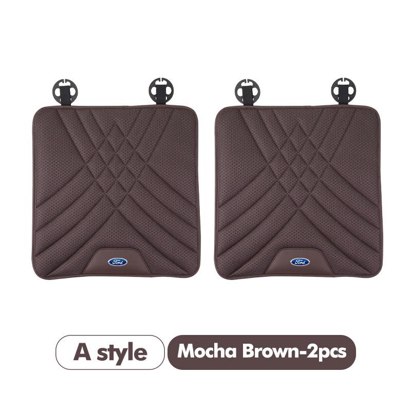 For Ford Car Styling Seats Cushion Ice Silk Elevating Pad Increase Cushion Focus mk2 mk3 mk4 Fiesta Ranger Mondeo S-MAX Kuga