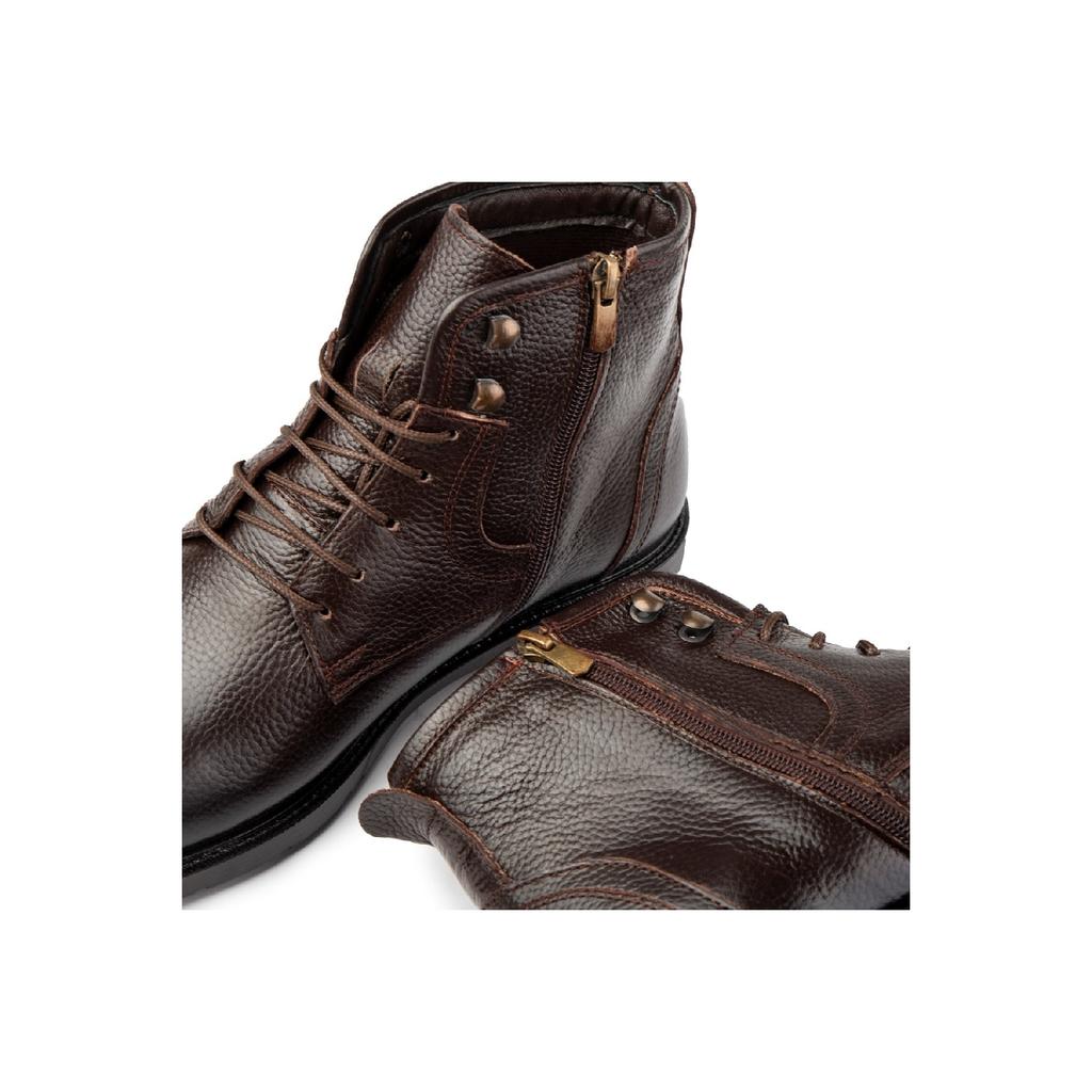 Мужские ботинки Rico из натуральной кожи со шнуровкой на резиновой подошве, ботинки на шнуровке