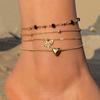 Y2K Butterfly Girl Temperament Elegant Anklet Beach Charm Tassel Bracelet