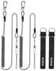 Booms Fishing T07 Удилище Спиральное Удилище Страховочный Шнур Набор из Черного Ремня, Стропы, Шнура, Предотвращения, Веревки, 2 м, 4,