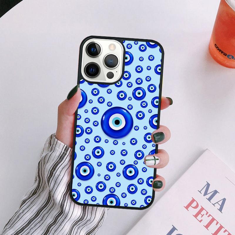 Чехол для телефона «Сглаз» для iPhone 17 Air 14 13 12 16 Pro Max 15 11 Plus Max Защитный корпус coque