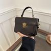 Portable Small Square Bag Women's 2025 Retro Women's Bag New Popular High-end Textured Messenger Bag Single Shoulder Fashion Bag