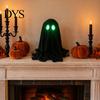 Decorative Ghost Props for Party Halloween Decoration, Spooky Glow in The Dark Standing Ghost, Durable Reusable Festive Accents Small Black