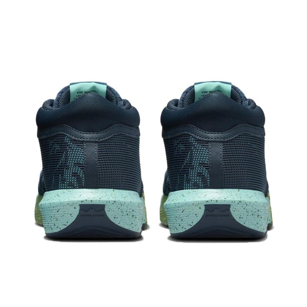 Nike LeBron Witness 8 Comfortable Lightweight Slip-Resistant Durable Mid-Top Basketball Shoes Unisex sneakers Blue FB2237-402