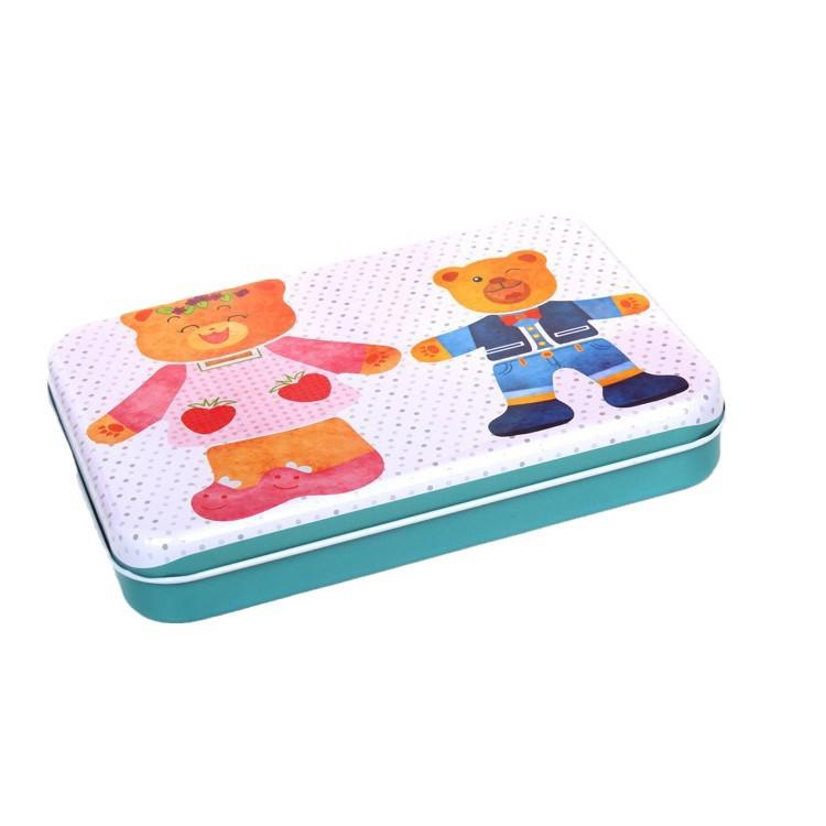 Деревянная игра-пазл «Одень медведя» для раннего обучения и когнитивного развития детей