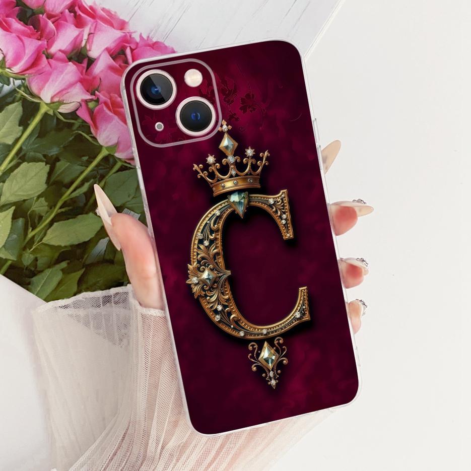 Для Apple iPhone 13 Pro Чехол iPhone13 Mini Роскошный Чехол-Крышка с Буквами Короны Мягкий Тонкий Чехол для Телефона Для iPhone 13 Pro Max iPhone13 Fundas