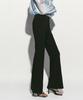 RE RHEE High-Rise Elasticated Bootcut Pants Black