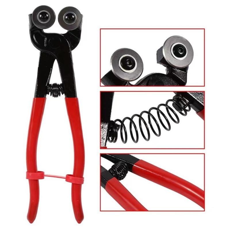 10PCS Heavy Duty Glass Cutter Kit Includes Running Breaking Pliers Oil Feed Tool For Cutting On Tile Mirror Projects