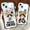 Shockproof Interesting Luffy Case Full Cover Camera Protection Transparent Soft Phone Casing