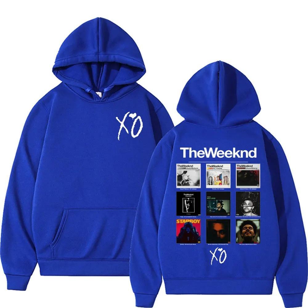 Rapper The Weeknd Album Cover Graphic Hoodies Men Women Pop Music Sweatshirt Bodywarmer Comfort Hoodie Pullovers Tracksuit Female Male Clothing