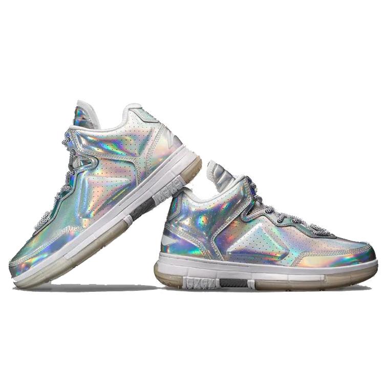 Li Ning Way Of WadeWOW 1 Remix 3/6 Амортизация Скользкая Устойчивость к истиранию Высокие Баскетбольные кроссовки Мужские Черные ABAN079-17