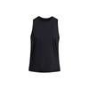 Solid Logo Reverse Design Round Neck Vest Women Tops Black 1383363-001