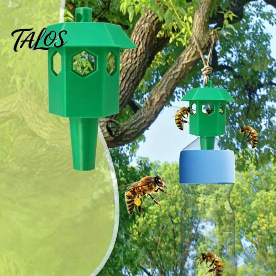 Уличная ловушка для ос Talos, подвесная, для шершней и ос, подходит для большинства пластиковых бутылок, многоразовый, нетоксичный, для сада и заднего двора (Бутылка не входит в комплект)