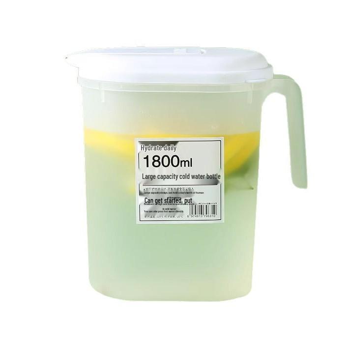 Чайник для холодной воды - Большой объем, Высокая термостойкость, Широкое горлышко, Кувшин для холодильника для лета.