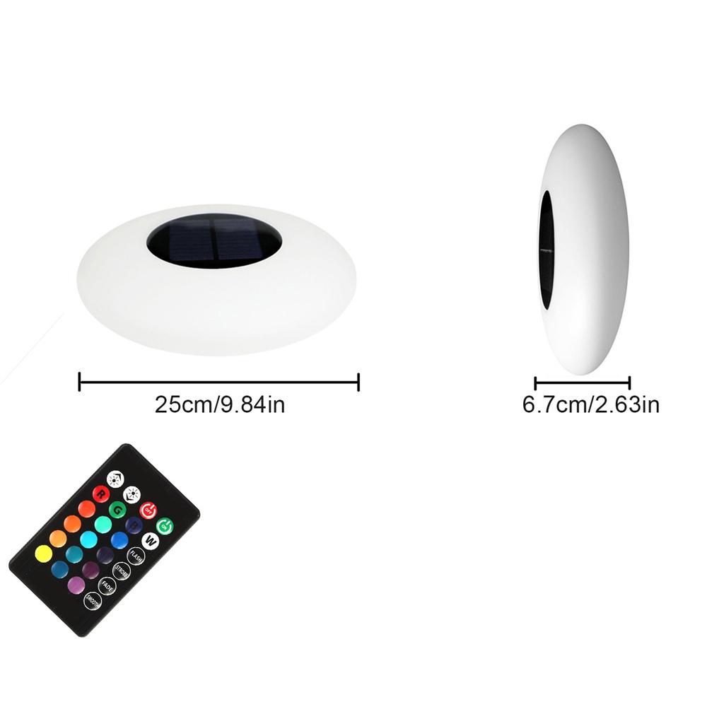 Плавающие светильники для бассейна, водонепроницаемые уличные светодиодные светильники на солнечных батареях, декор для вечеринок, бассейн, пляж, сад, задний двор, газон, дорожка