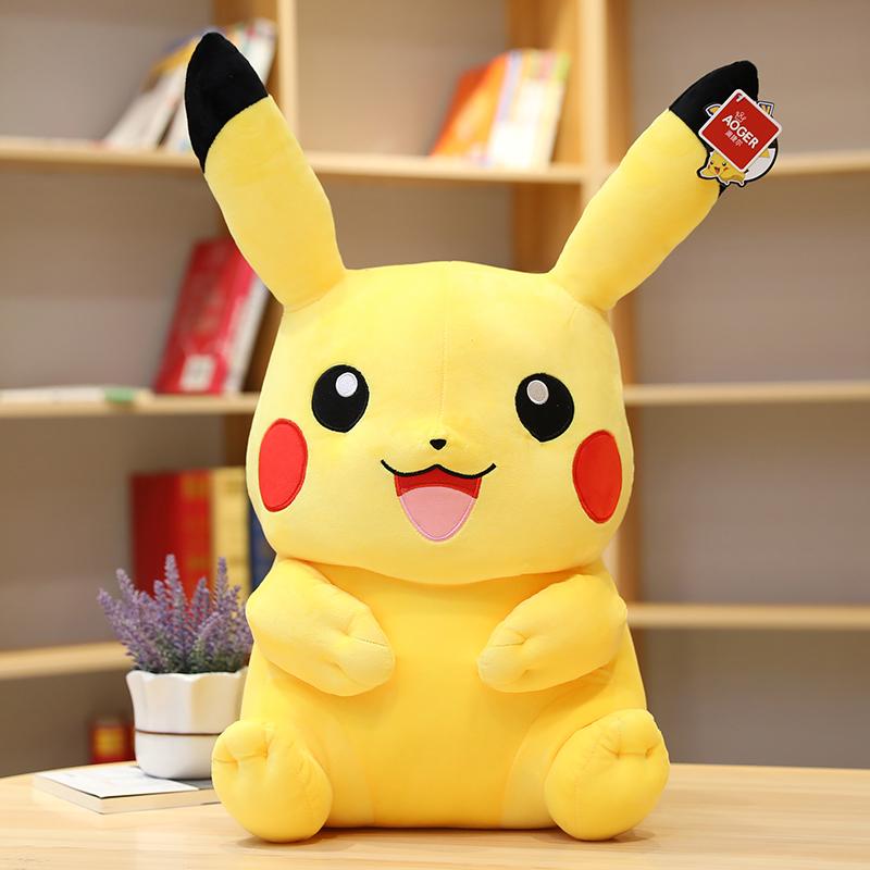 Pokemon Pikachu Peluche Stuffed Toys Big Size Anime Throw Pillow Birthday Christmas Gift for Children Friends Boy Girlsnimal toy