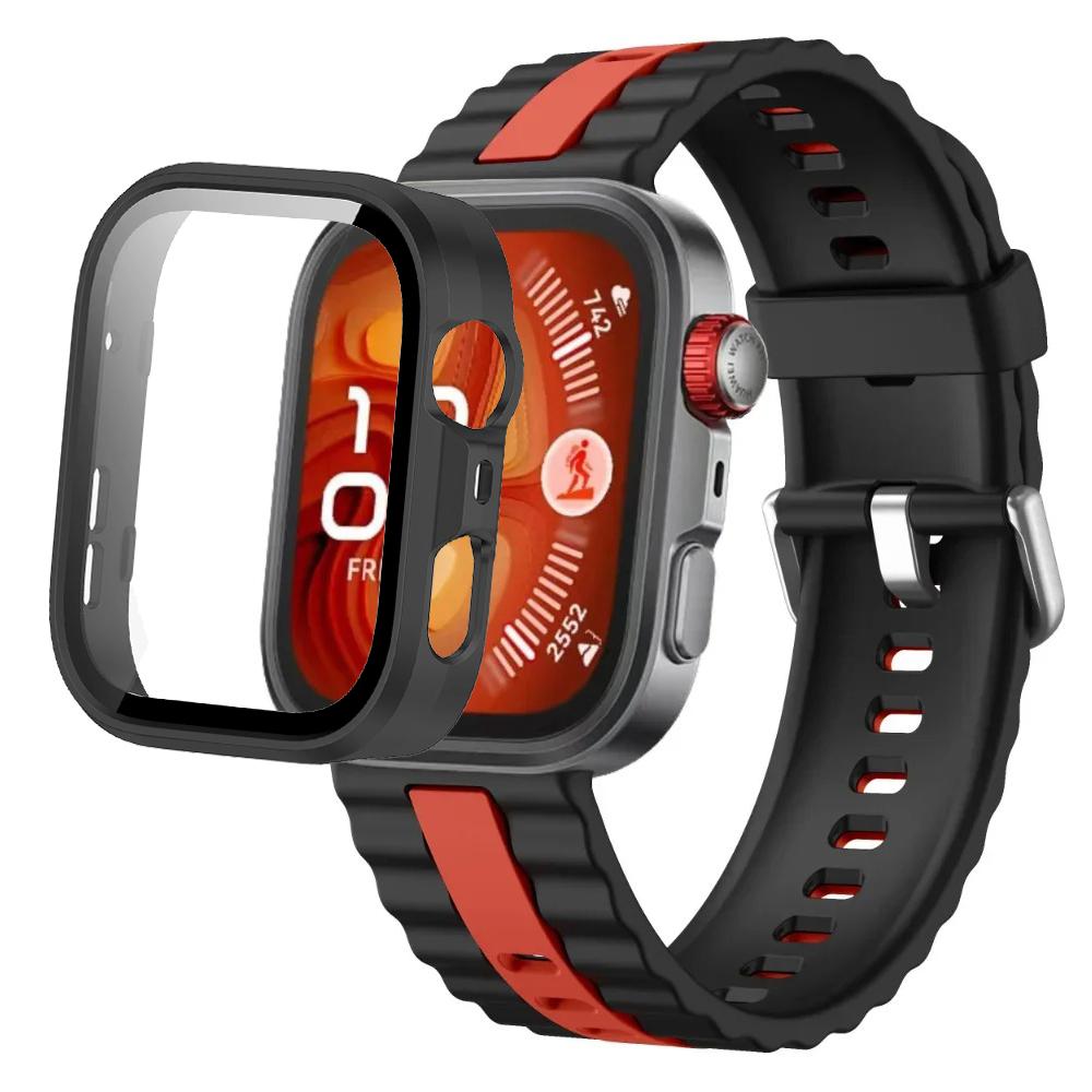 Силиконовый ремешок + ПК-кейс для Huawei Watch Fit 4/Fit 4 Pro, детали умного браслета для Huawei Watch Fit 3, защитный чехол для часов