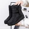 Ботинки женские нескользящие водонепроницаемые зимние ботинки для снега обувь на платформе для женщин теплые ботильоны с хлопковой подкладкой Botas De Mujer