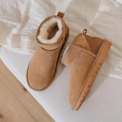 Модные женские туфли, ботильоны с круглым носком, коричневые женские зимние сапоги, элегантные, на низком каблуке, размер 39, высокое качество, весна 2024, горячая распродажа