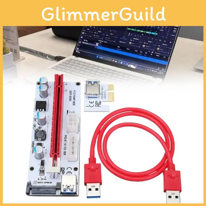 Pcie Pci-e Express 1x To 16x Удлинитель Райзер Карта Адаптер Btc Eth