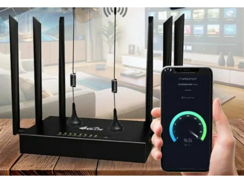 Промышленный 4G WiFi-маршрутизатор ED128 со съемной антенной на присоске и улучшенным проникновением через стены