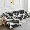 Геометрический принт Чехол на диван Чехол на диван Sofa Coverastic Чехлы для защиты от животных Шезлонг Защита L-образный Пылезащитный Машинная стирка 1 шт.