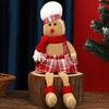 Пряничный человечек, кукла с длинными ногами, рождественская мягкая плюшевая игрушка, милая кухонная пряничная фигурка для мужчин и женщин, украшение на рождественскую елку