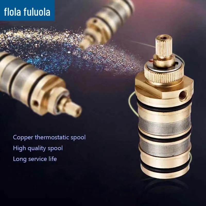 Термостатический картридж для душевой лейки из цельной меди для быстрой регулировки горячей/холодной воды