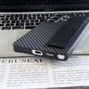 Luxury Carbon Fiber Pattern Silicone Wrist Strap Case For Samsung Galaxy S25 S24 S23 Ultra Plus Shockproof Hard PC Thin Cover