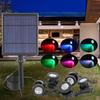 Солнечные садовые прожекторы NuFeng 3-в-1 RGB