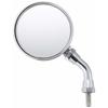 KITACO Round Mini Mirror Stay 50L Type Mounting Diameter M8+M10 Adapter Included 1 Piece Universal Plated 675-1400390