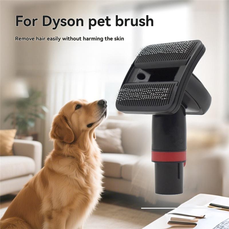BAAM-Dog Hair Vacuum Brush Extension Tube For Dyson V7 V8 V10 V11 V15 Vacuum Attachments Pet Groom Tool Removes Loose Hair