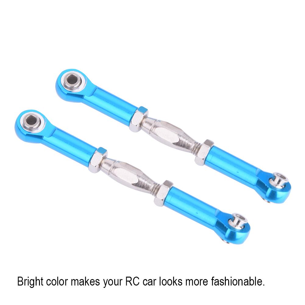 2 шт./компл. алюминиевый сплав рулевая тяга для HSP 94111 94188 94118 RC модель автомобиля(синий)
