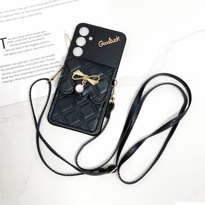 Кошелек-чехол на ремешке для Motorola Moto Edge 60 Fusion 60S 50 Pro G86 G56 G54 G85 G96 Слот для карт Сумка-чехол на ремешке через плечо Кожаный чехол