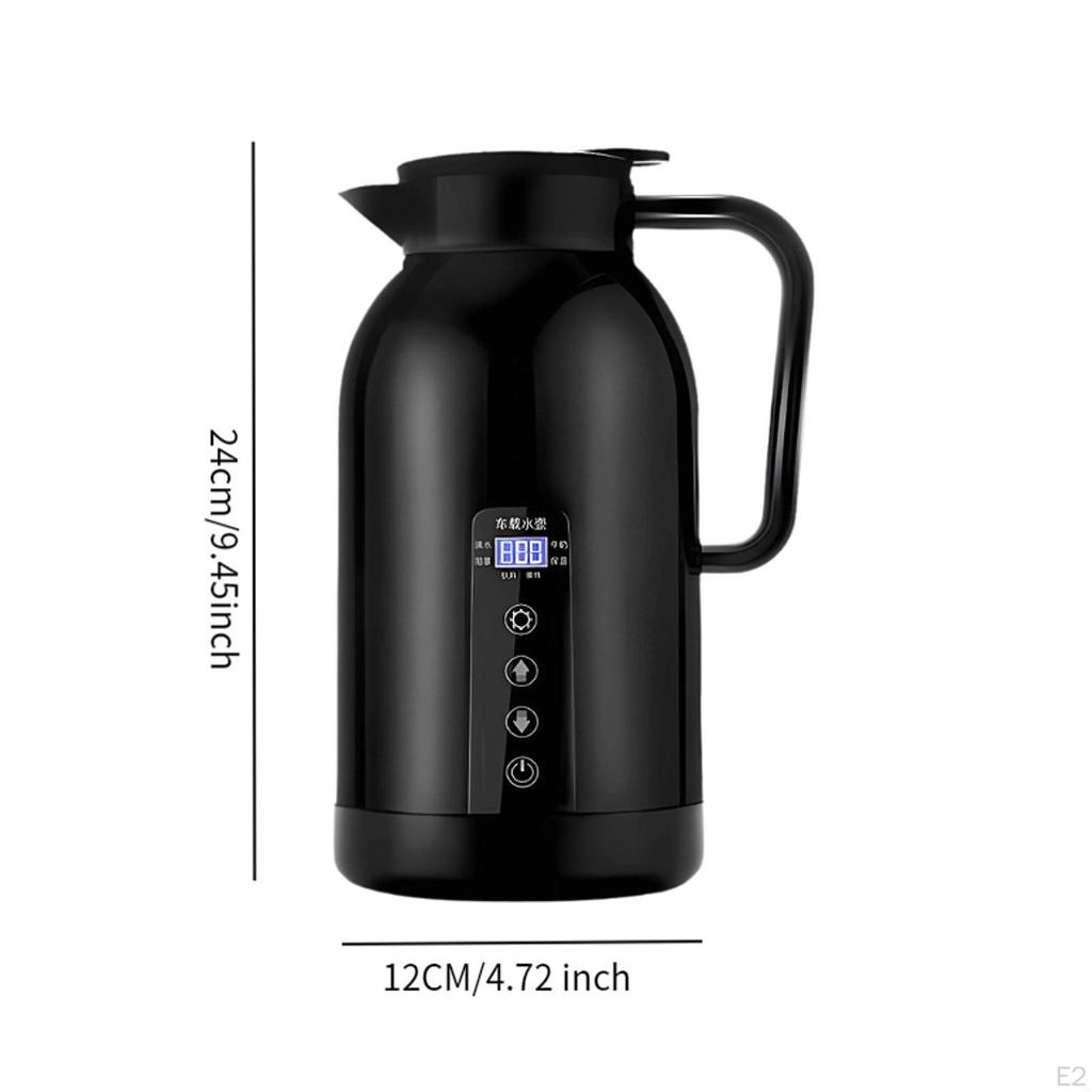 Автомобильный чайник Бойлер для воды Двойной мощности Портативный 1300 мл Нагревательный для