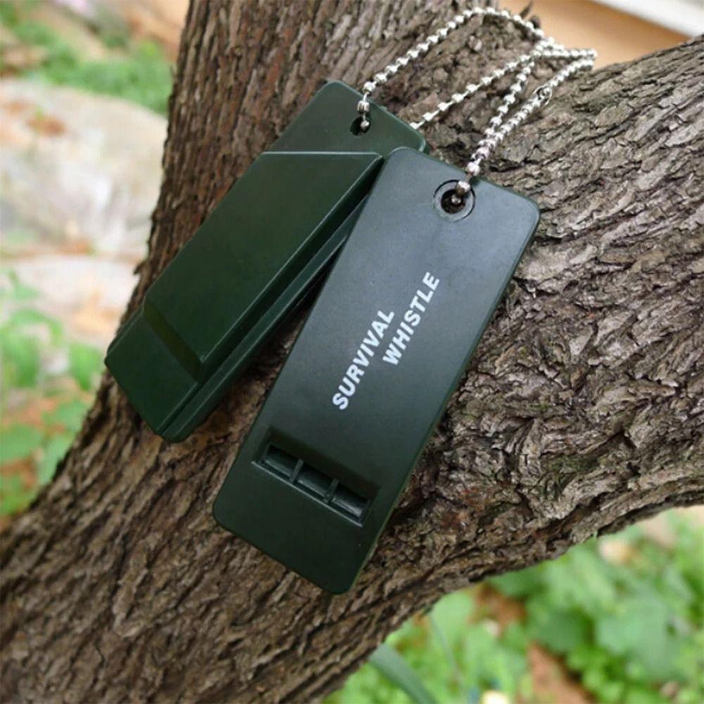 Whistle Keychain Outdoor Tool 3-Frequency Whistle Survival Whistle Survival Tool Emergency Whistle