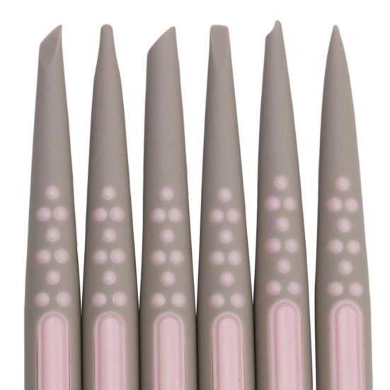 6 шт./набор Фондант Сахар Мягкие наконечники Шейперы Торт Цветок Моделирование Инструмент для лепки из полимерной глины