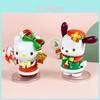 Sanrio Hello Kitty Kuromi Cinnamoroll My Melody Рождественский Стиль Модели Игрушки Для Девочек