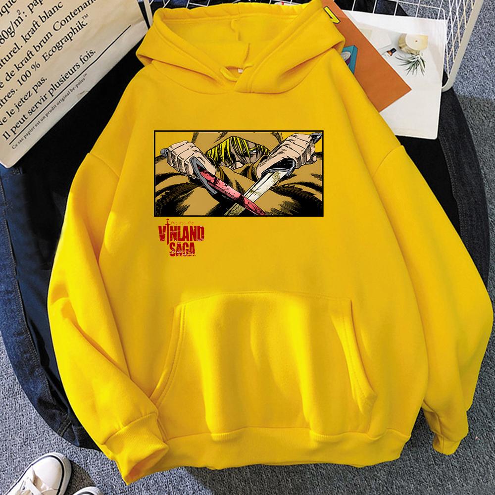 Эстетическая толстовка Vinland Saga унисекс, красивая модная винтажная/ретро толстовка с длинными рукавами, дизайн, четыре сезона, повседневная мягкая